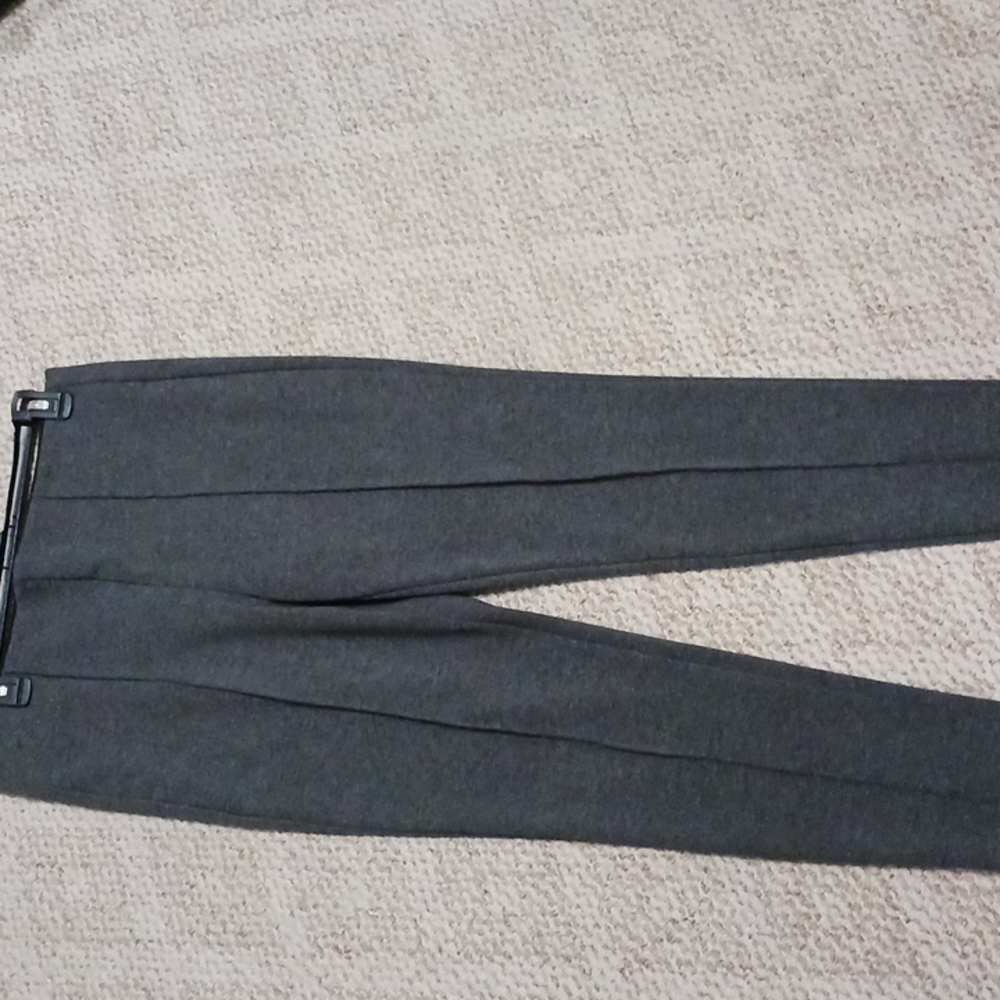 Women's Charcoal Skinny Stretch Slacks